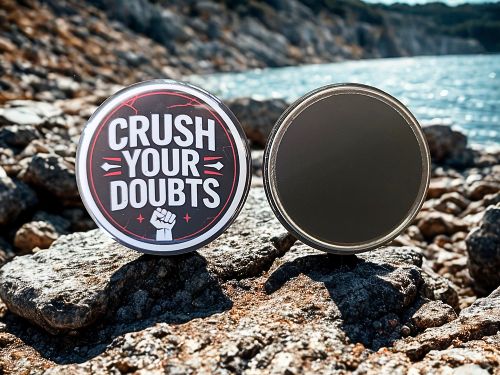 Crush Your Doubts - Motivational 2.25" Magnet
