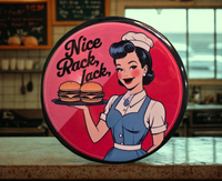 '50s Retro "Nice Rack, Jack" - Magnetic Bottle Opener (2.25 in)