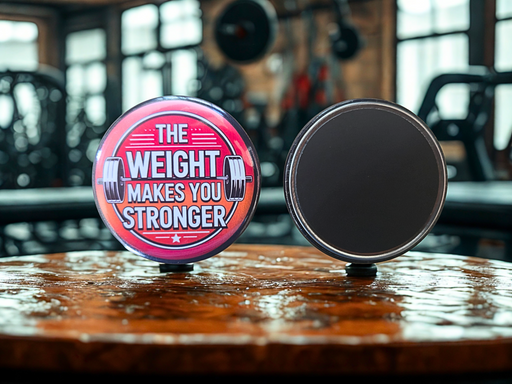 "The Weight Makes You Stronger - Motivational 2.25" Fridge Magnet Opener (2.25 in) (Copy)