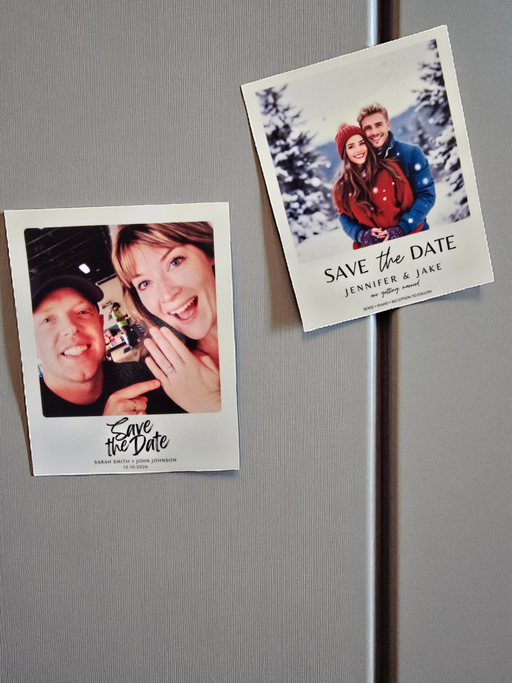 Save The Date Magnets Display