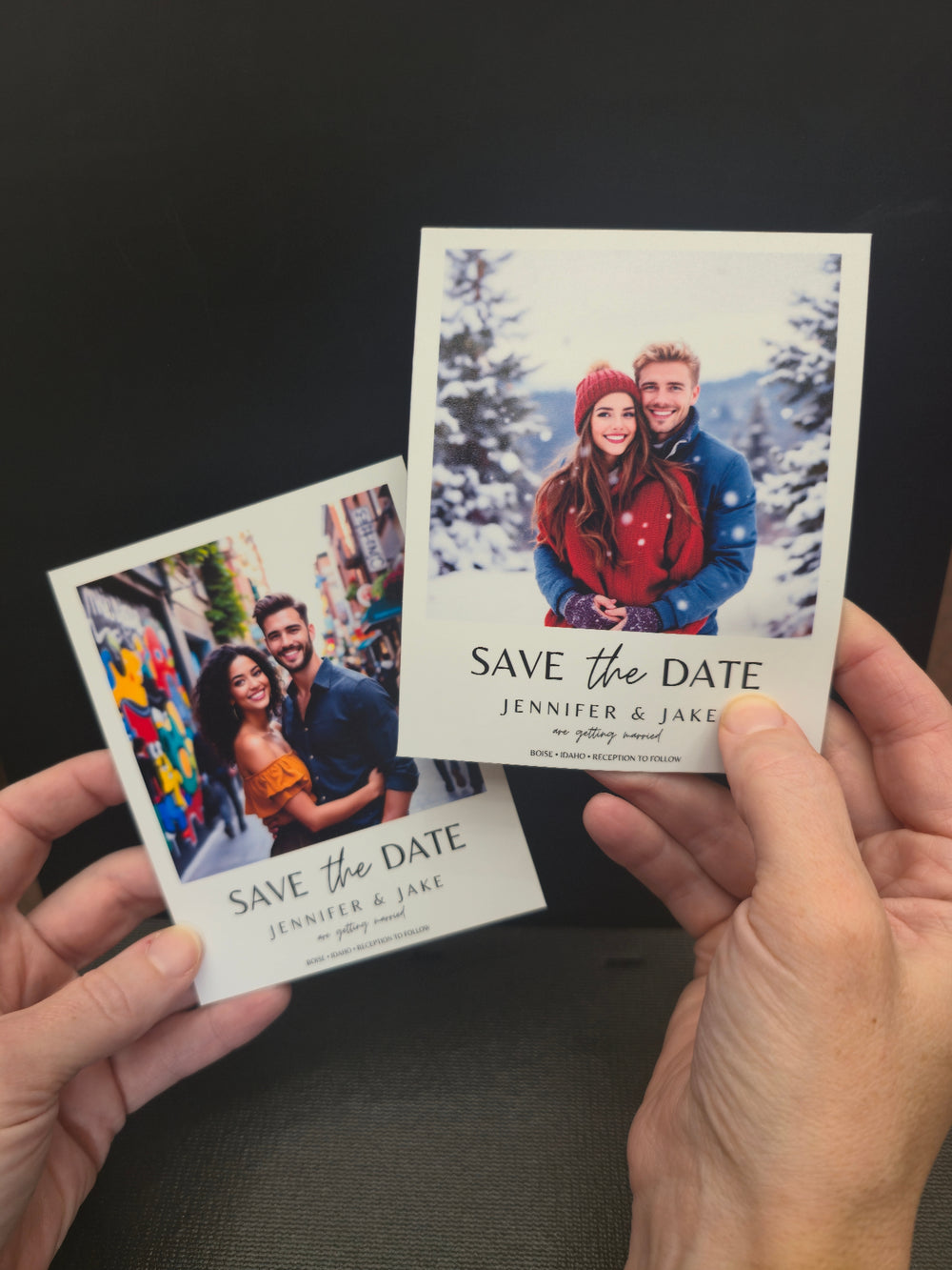Save The Date Photo Magnets - Couple Engagement