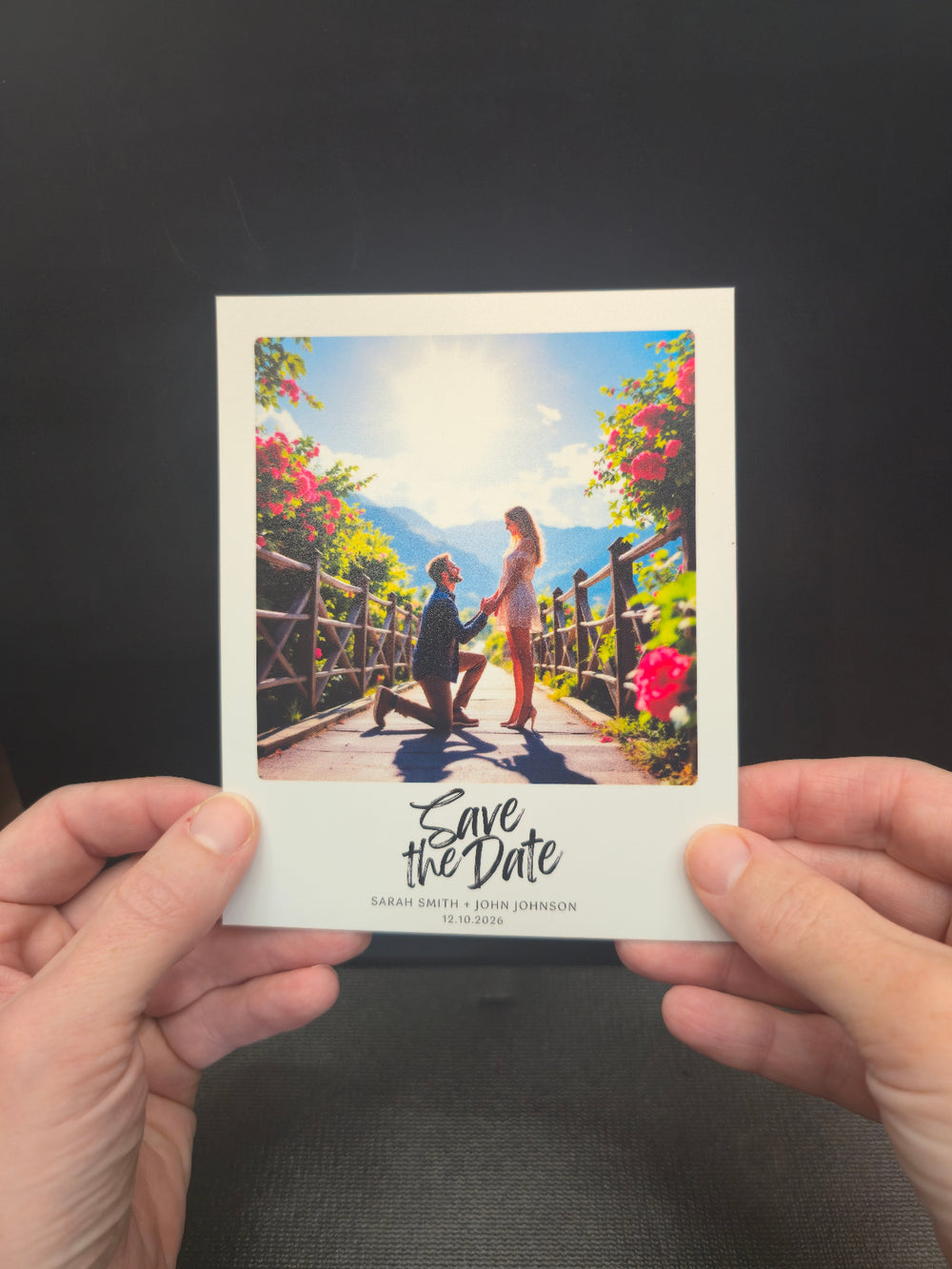 Save The Date Photo Magnets - Romantic Proposal